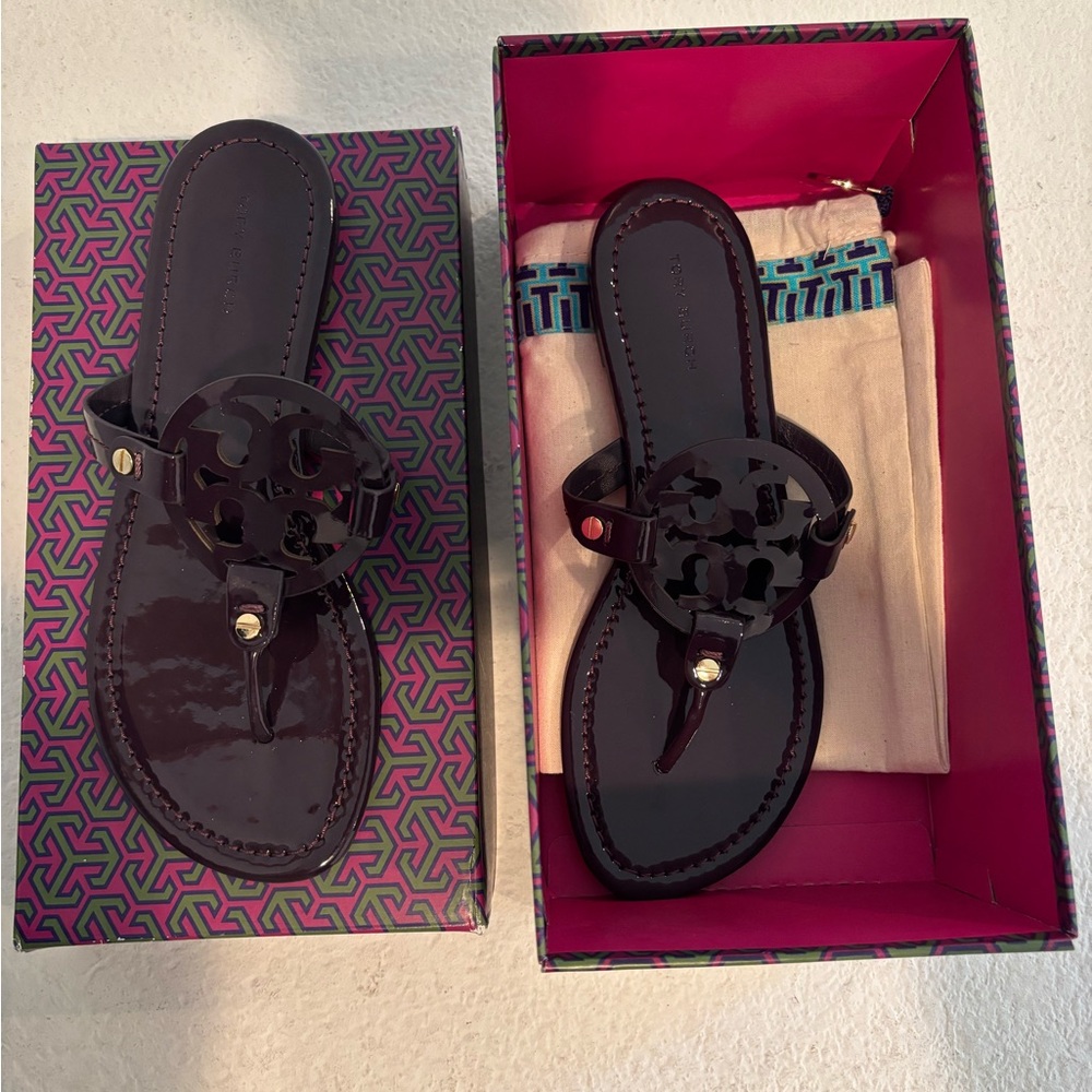 Tory Burch Miller Patent leather sandals - Picture 11 of 15